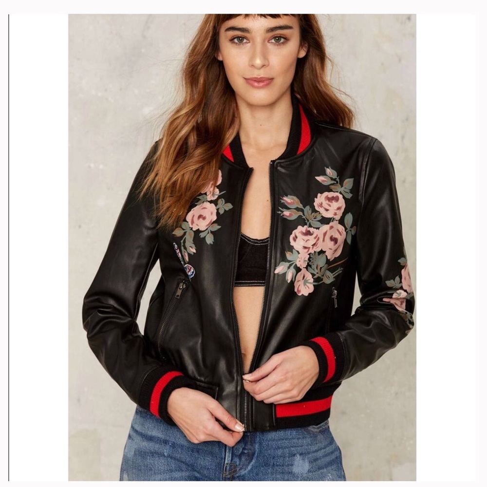 002 taste of honey vegan leather jacket